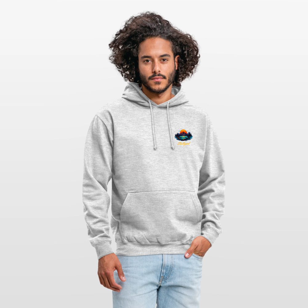 Luvtröja unisex - ljusgråmelerad