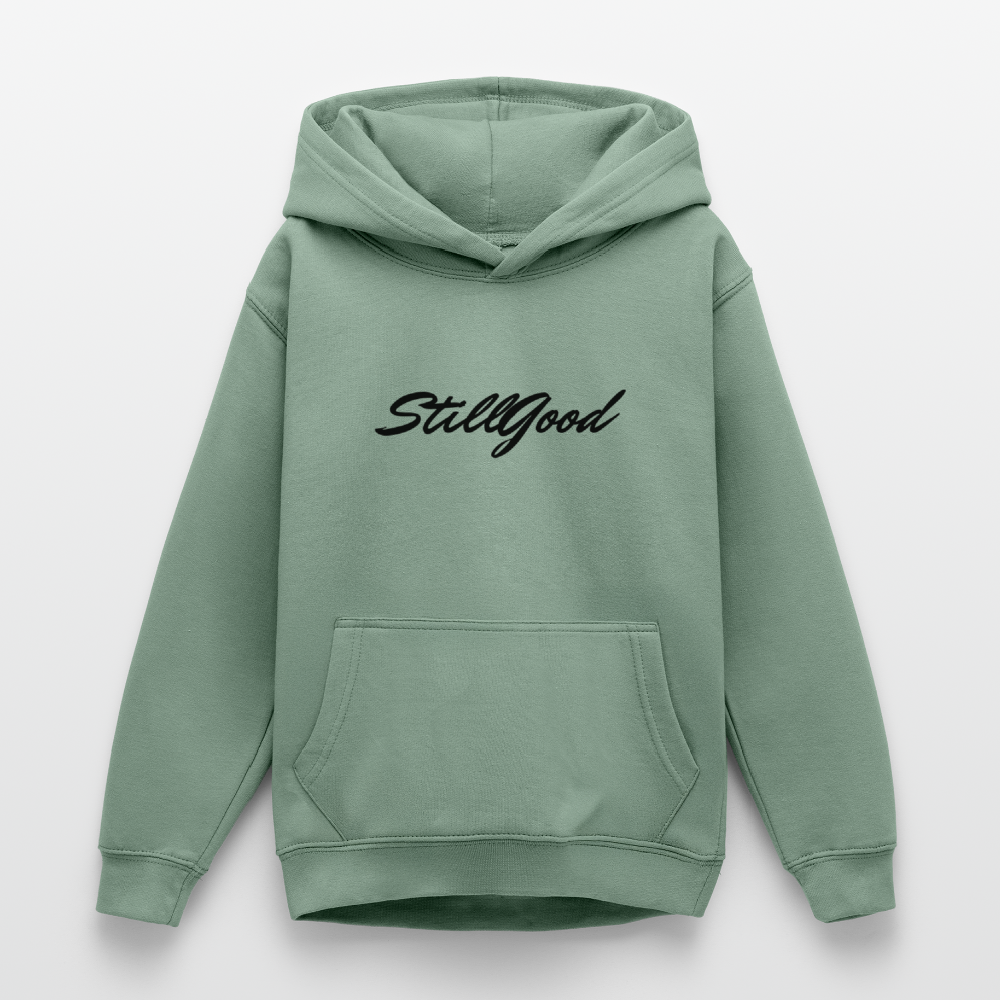 Luvtröja tonåring - grågrön