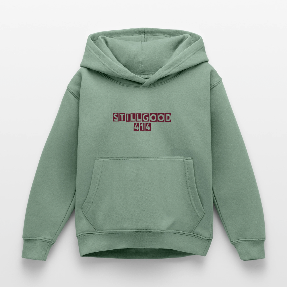 Stillgood kidz hoodie - grågrön