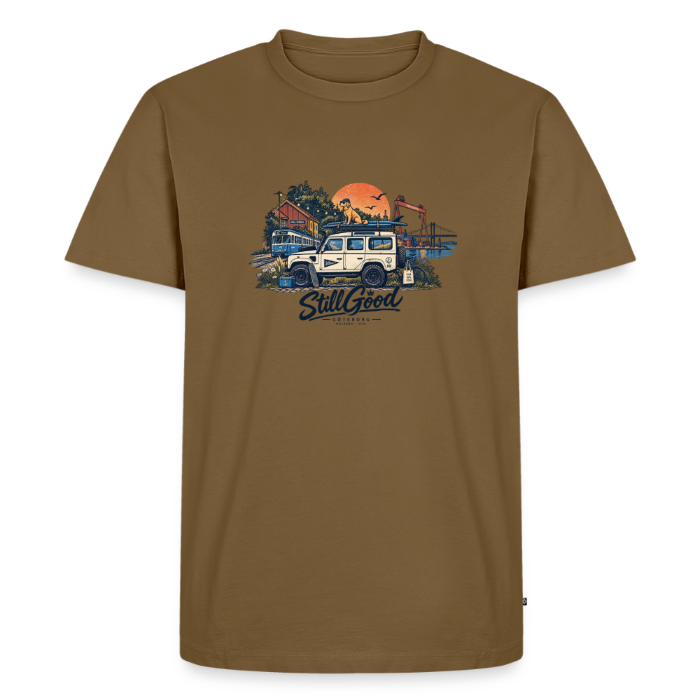 Stillgood Majorna 414 T-shirt - nötbrun