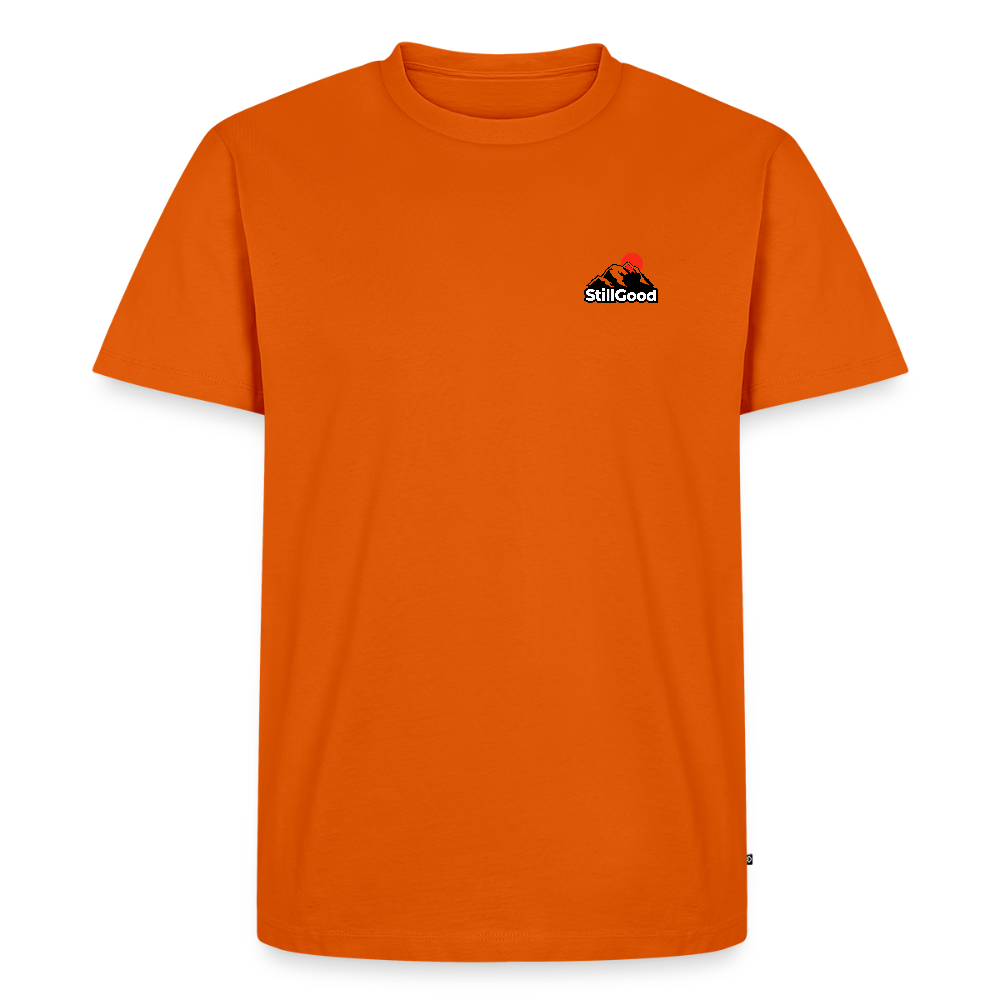 Premium-T-shirt herr - orange 