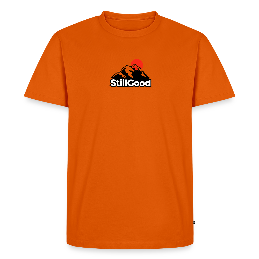 Premium-T-shirt herr - orange 