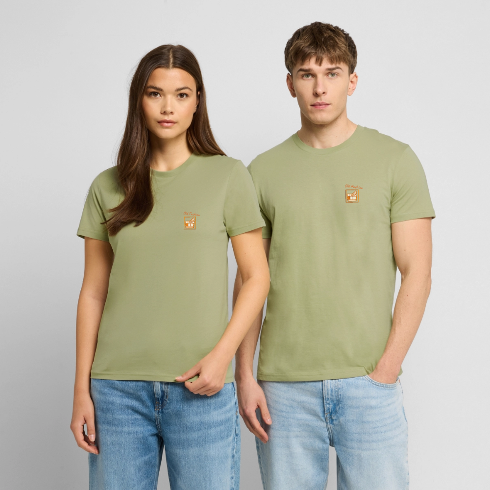 T-shirt Old fashion - dimgrön