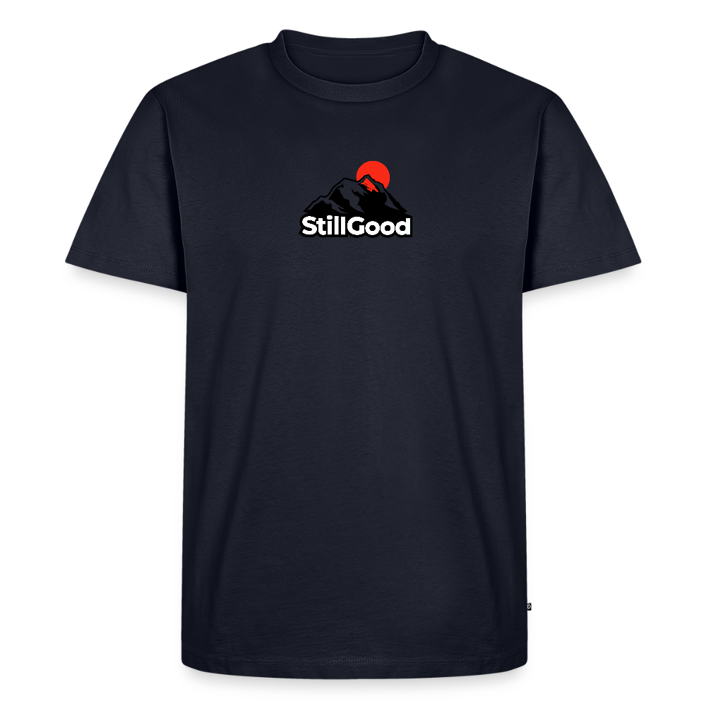 Premium-T-shirt herr - marinblå