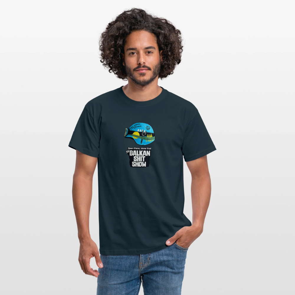 T-shirt Balkan UN - marinblå