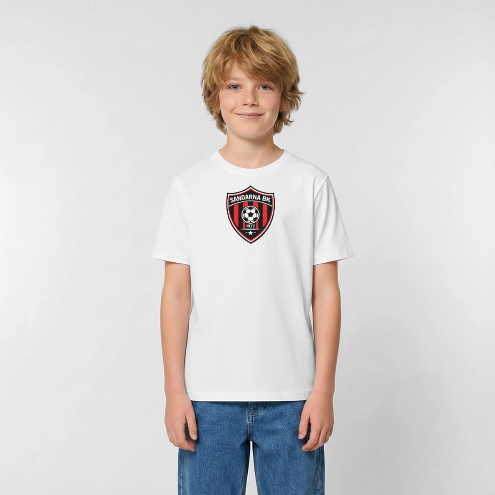 T-shirt barn Sandarna BK - vit