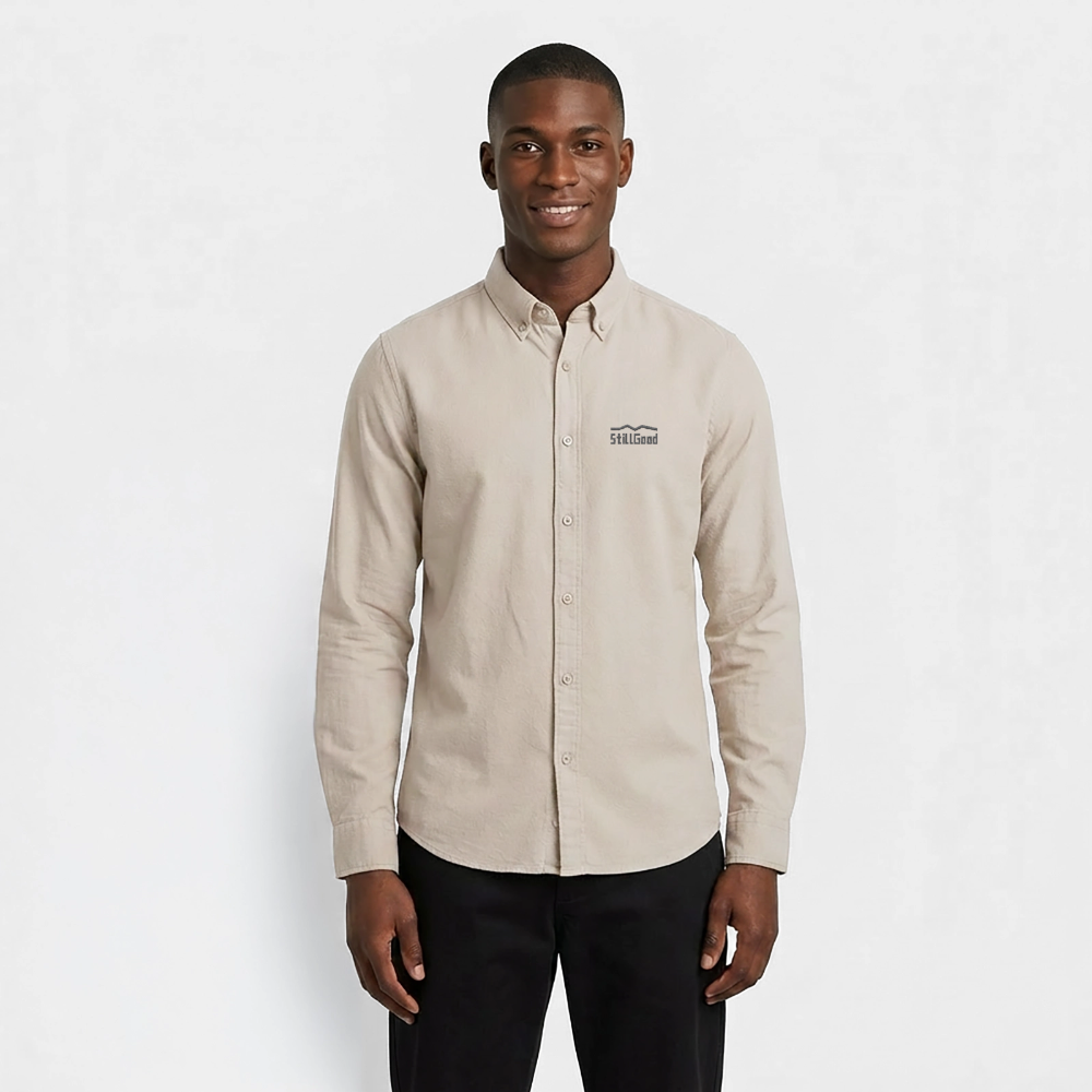 Stillgood Oxfordskjorta Herr - beige