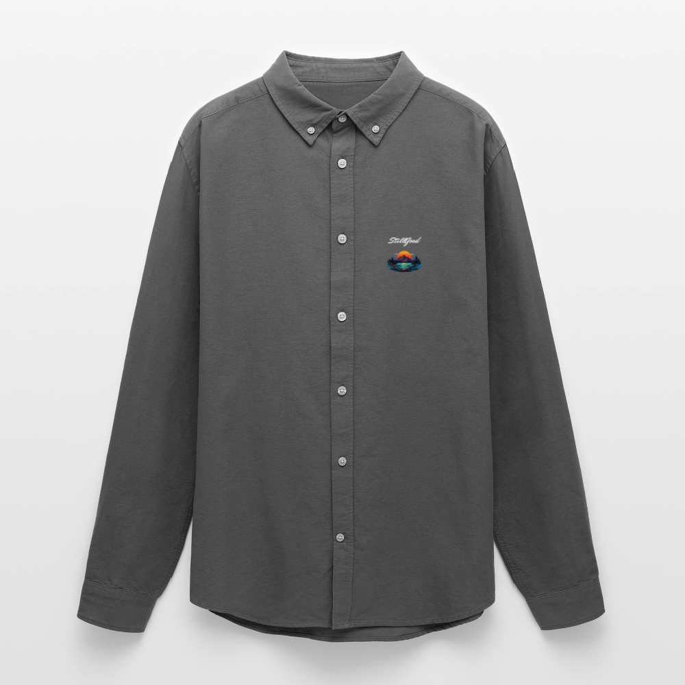 StillGood Oxfordskjorta Herr - kolgrå