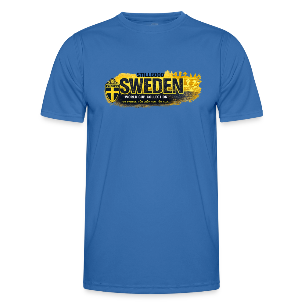 Funktions-T-shirt herr Sverige! - kungsblå