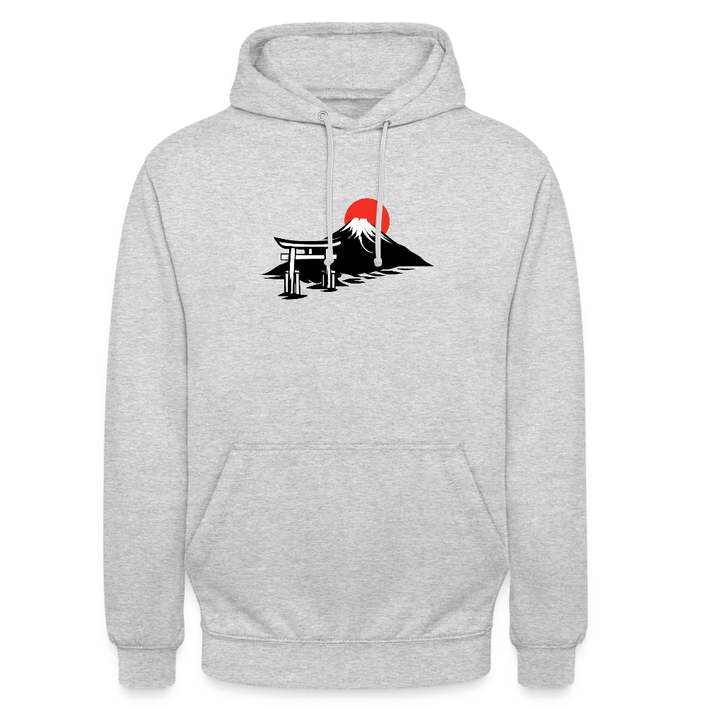 Luvtröja - ljusgråmelerad