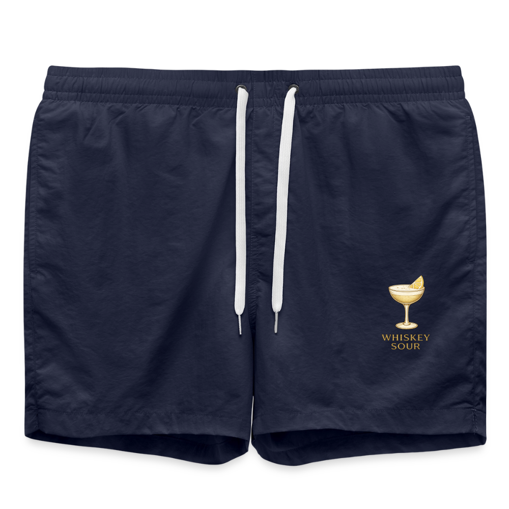 Badshorts Whiskey sour - marinblå