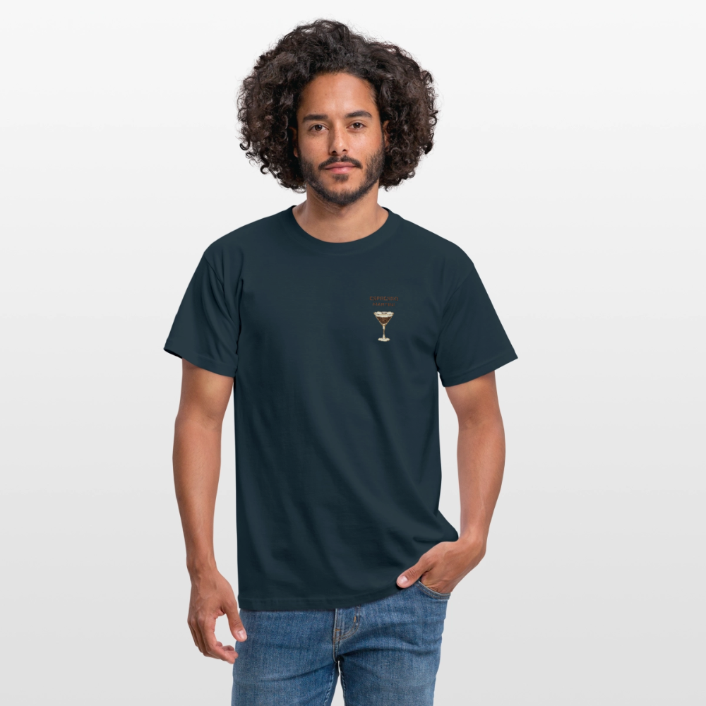 T-shirt Espresso Martini - marinblå