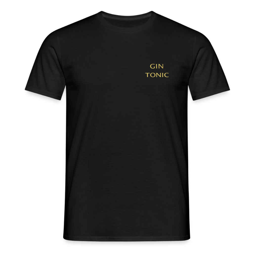 T-shirt Gin Tonic - svart