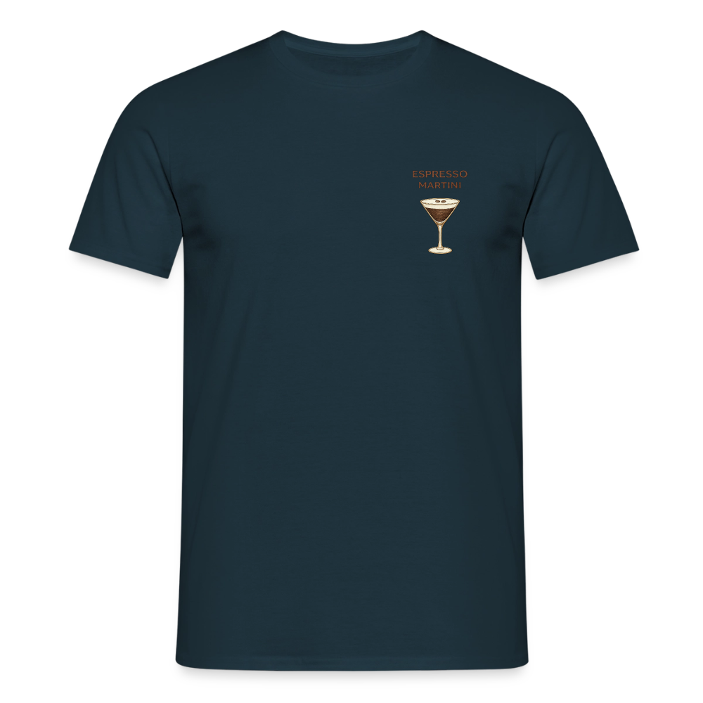 T-shirt Espresso Martini - marinblå