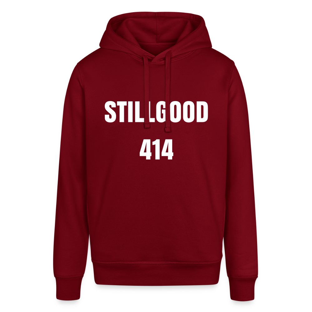 Unisex Organic Hoodie by Stanley & Stella - vinröd