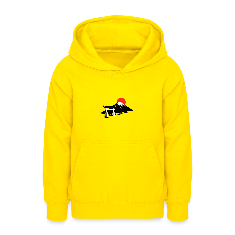 Luvtröja tonåring & barn - gul