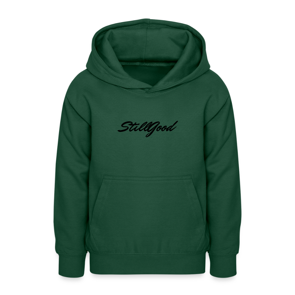 Luvtröja tonåring - buteljgrön