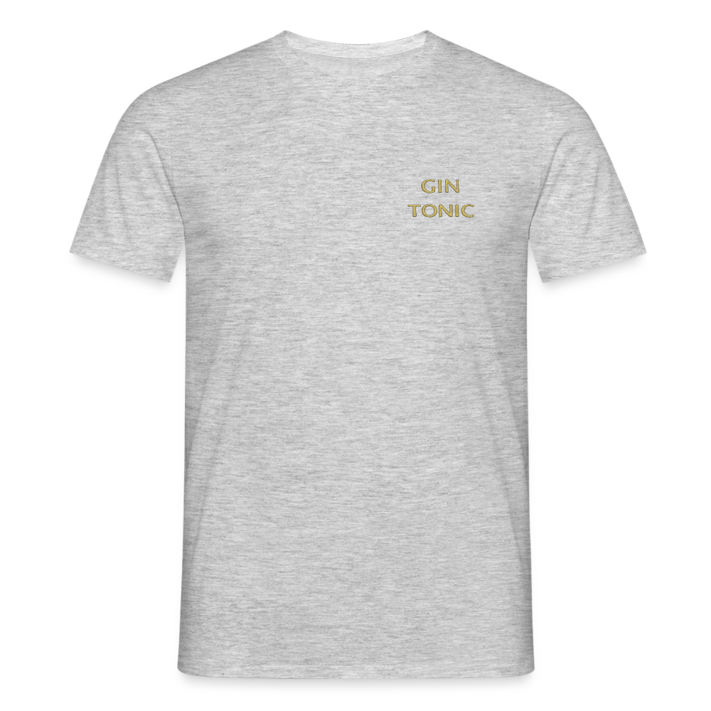 T-shirt Gin Tonic - gråmelerad
