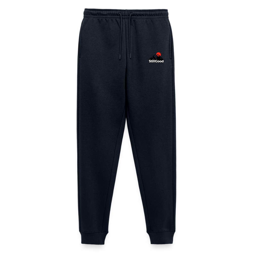 Ekologiska premiumjoggingbyxor herr - marinblå