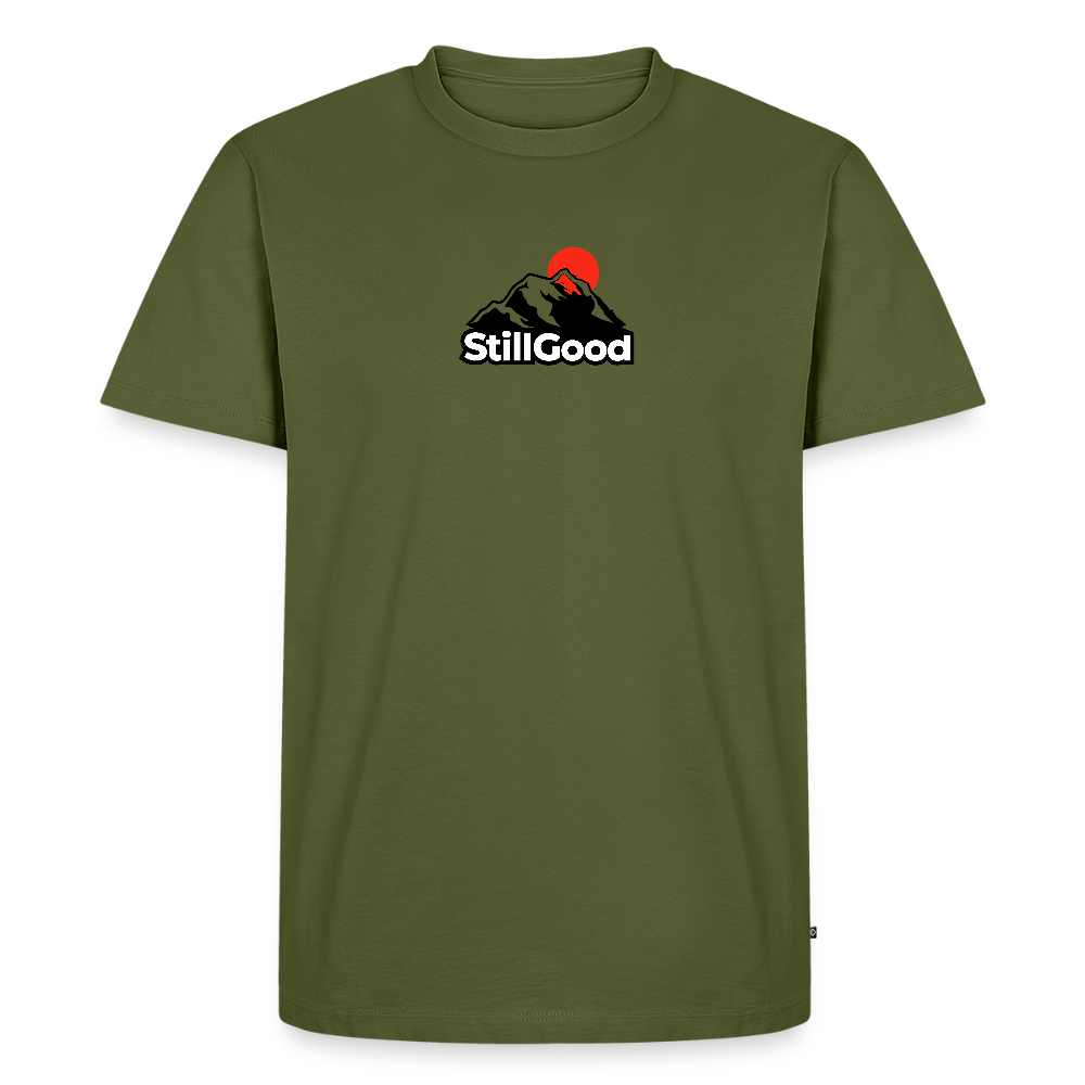 Premium-T-shirt herr - kaki