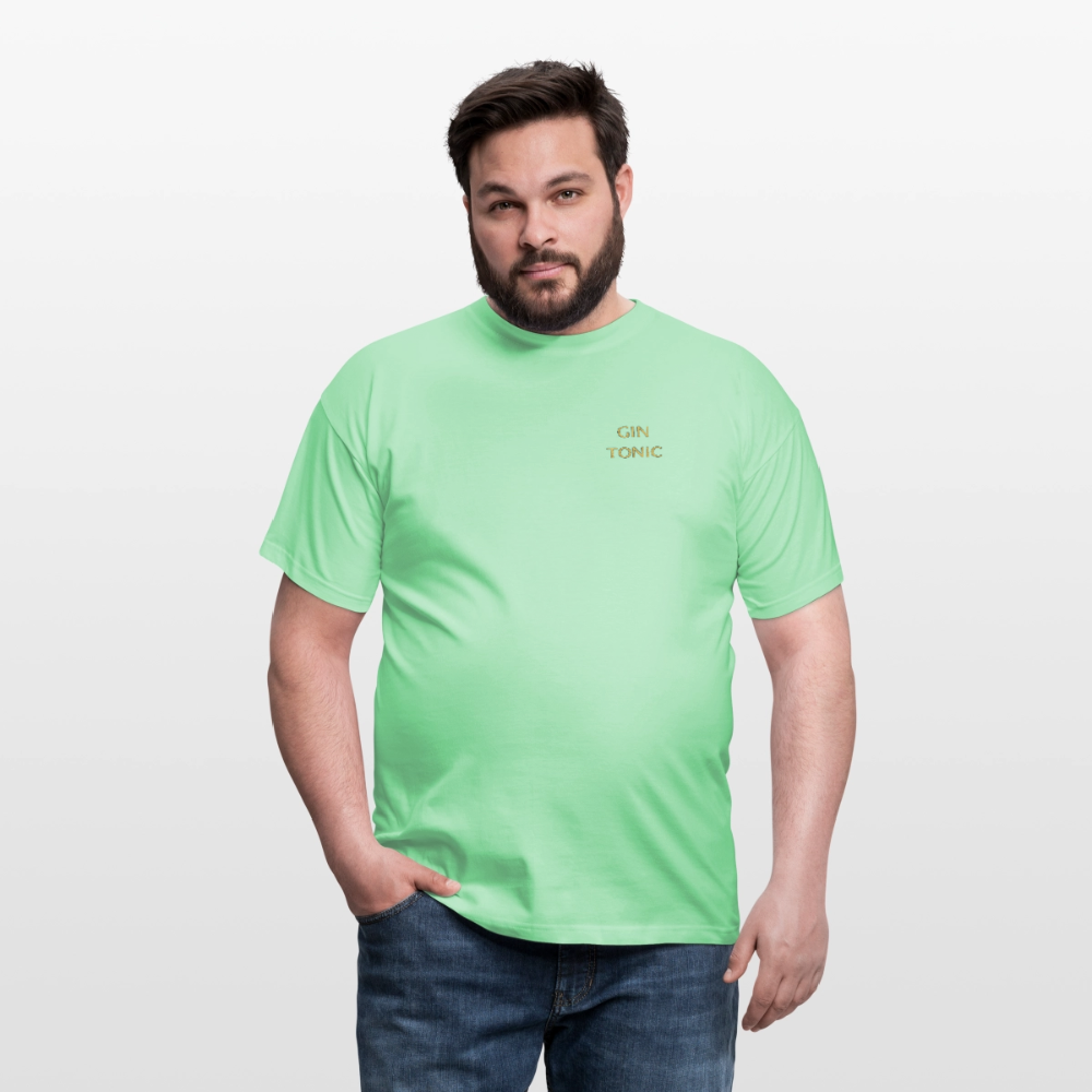 T-shirt Gin Tonic - mintgrøn